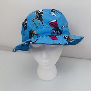 Riot Society Hat Mens OS Bear Beer Red Cup Party Animals Bucket